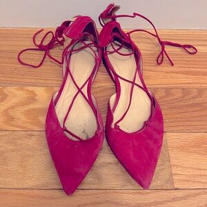 J.Crew Ankle Wrap Flats